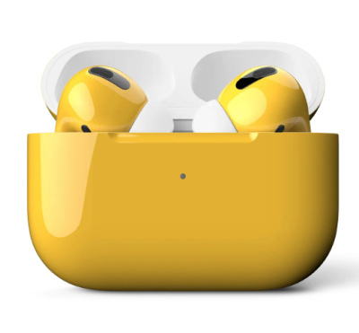 Цветные наушники Apple AirPods Pro (2 gen) (Желтый глянцевый)