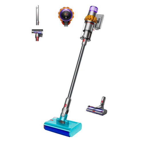 Беспроводной пылесос Dyson V15s Detect Submarine Yellow/Nickel (Желтый/Никель)