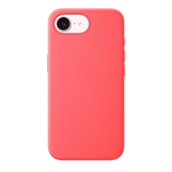Силиконовый чехол Luxcopy для iPhone 17e Silicone Case with MagSafe – Bright Guava (Яркая гуава)
