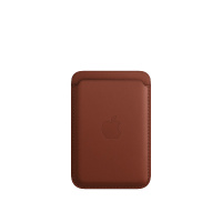 Чехол-бумажник Apple для iPhone Leather Wallet with MagSafe - Umber (Коричневый)