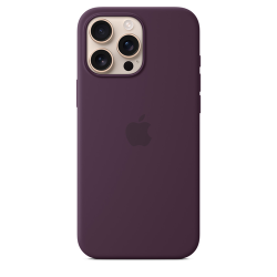 Силиконовый чехол Apple для iPhone 16 Pro Silicone Case with MagSafe - Plum (Бордовый)