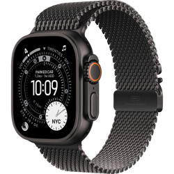 Смарт-часы Apple Watch Ultra 3 (2025) 49mm Black Titanium Case with Titanium Milanese Loop Black (Черный титан)