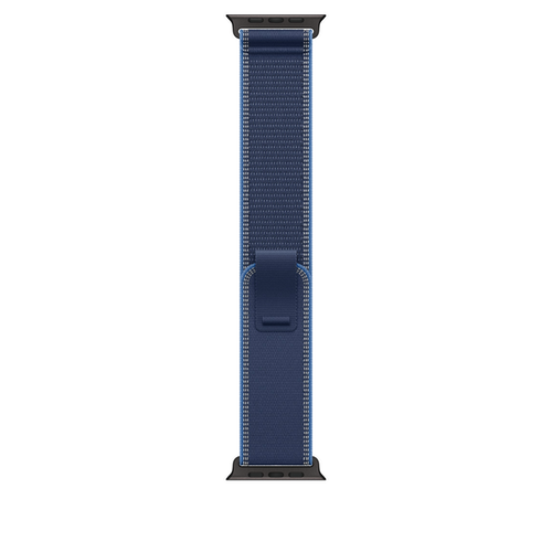 Ремешок для Apple Watch Ultra 49mm Blue/Bright Blue Trail Loop - M/L - Black Titanium Finish (Синий)