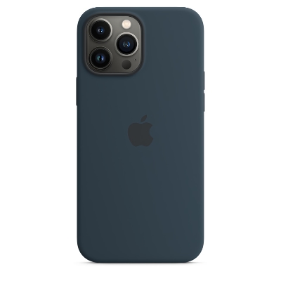 Силиконовый чехол Apple MagSafe Silicone Case для iPhone 13 Pro Abyss Blue (Синий омут)