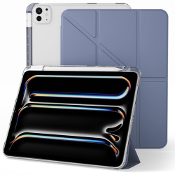Чехол Gurdini с отсеком для стилуса для iPad Pro 11'' M4 (2024) (Лавандовый)