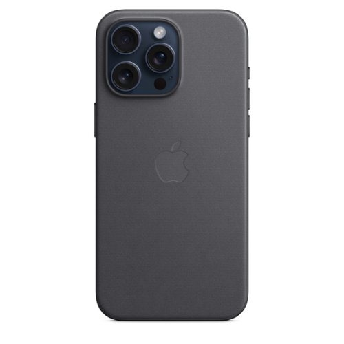 Тканевый чехол Apple для iPhone 15 Pro Max FineWoven Case with MagSafe - Black (Черный)