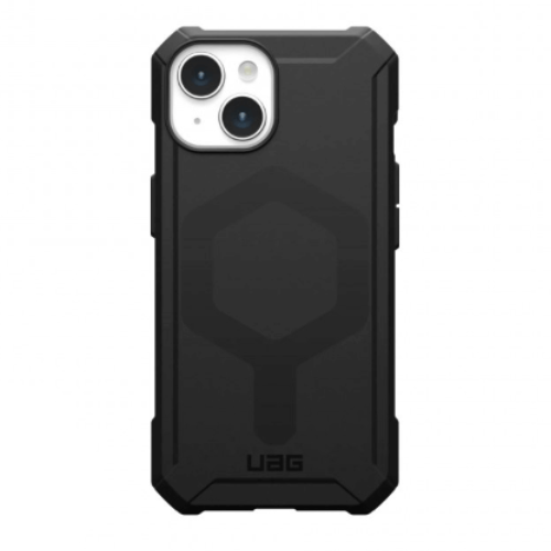 Полиуретановый чехол UAG Essential Armor MagSafe для iPhone 15 Black (Черный)