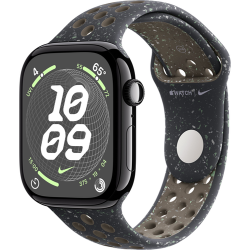 Смарт-часы Apple Watch Series 10 (GPS) 46mm Jet Black Aluminum Case with Midnight Sky Nike Sport Band