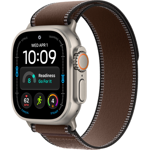 Смарт-часы Apple Watch Ultra 4 (2026) 49mm Natural Titanium Case with Trail Loop Dark Umber (Коричневый)