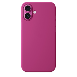 Силиконовый чехол Luxcopy для iPhone 16 Plus Silicone Case with MagSafe - Fuchsia (Розовый)