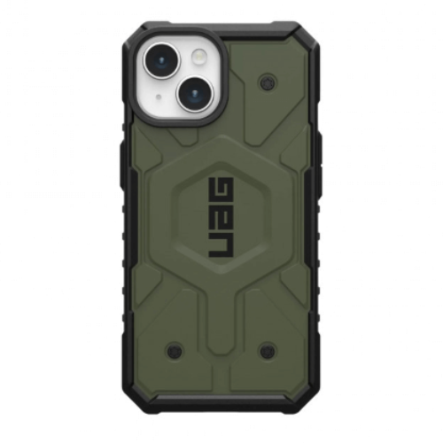 Поликарбонатный чехол UAG Pathfinder MagSafe для iPhone 15 Plus Olive Drab (Оливковый)