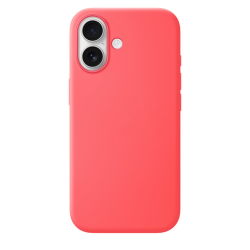 Силиконовый чехол Luxcopy для iPhone 17 Silicone Case with MagSafe – Bright Guava (Яркая гуава)