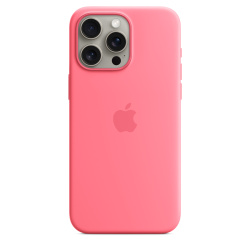 Силиконовый чехол Apple для iPhone 15 Pro Max Silicone Case with MagSafe - Pink (Розовый)