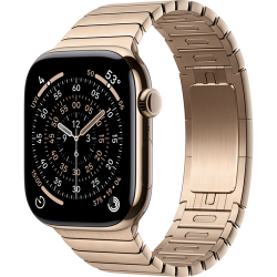 Смарт-часы Apple Watch Series 11 (GPS+Cellular) 42mm Gold Titanium Case with Gold Link Bracelet (Золотой)