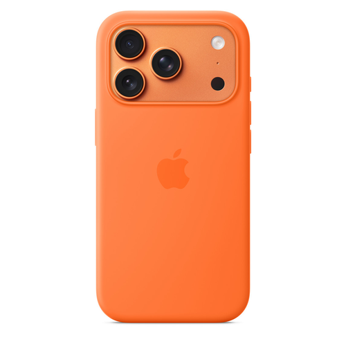 Силиконовый чехол Apple для iPhone 17 Pro Max Silicone Case with MagSafe – Orange (Оранжевый)