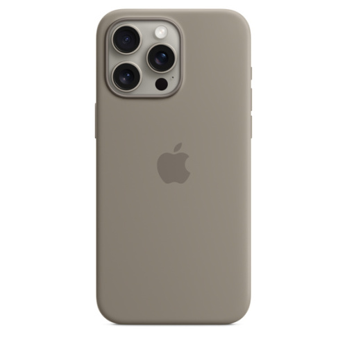 Силиконовый чехол Apple для iPhone 15 Pro Max Silicone Case with MagSafe - Clay (Глина)