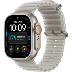 Смарт-часы Apple Watch Ultra 4 (2026) 49mm Natural Titanium Case with Ocean Band Translucent Gray (Прозрачный серый)