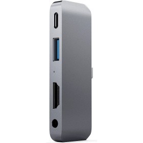 USB-С Адаптер Satechi для iPad Pro 4в1 (ST-TCMPHM) Gray (Серый)