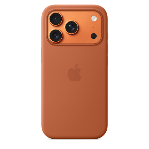 Силиконовый чехол Apple для iPhone 17 Pro Silicone Case with MagSafe – Terra Cotta (Терракотовый)