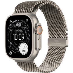 Смарт-часы Apple Watch Ultra 3 (2025) 49mm Natural Titanium Case with Titanium Milanese Loop Natural (Натуральный титан)