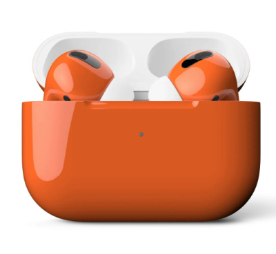 Цветные наушники Apple AirPods Pro (2 gen) (Оранжевый глянцевый)