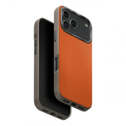 Чехол Uniq Lyden DS MagSafe для iPhone 17 Pro Max Flame Orange/Flint Grey