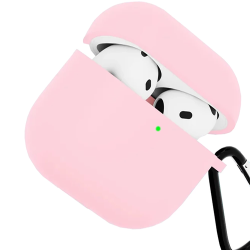 Силиконовый чехол Gurdini для Airpods 4 / Airpods 5 (Розовый)