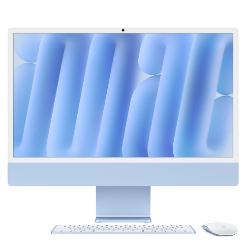 Моноблок Apple iMac 24 M4 (2024) Blue (Синий) (M4 8-core CPU/16GB/1Tb/8-Core GPU)