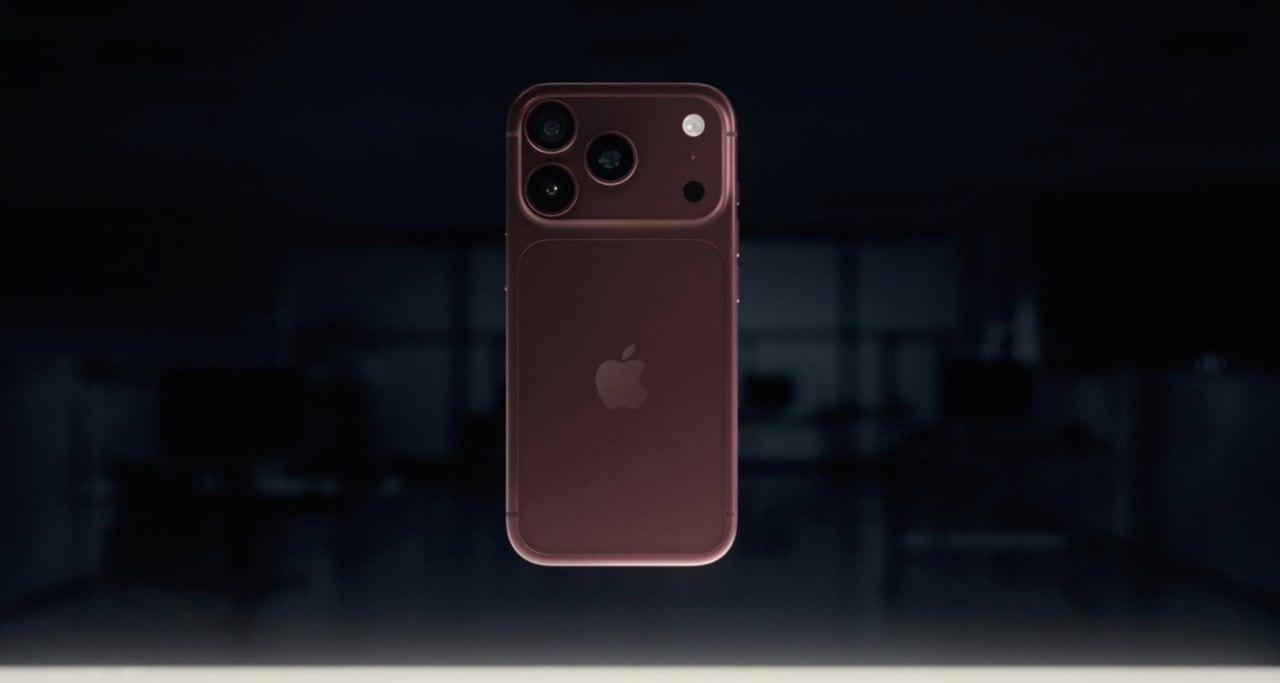 iPhone 18 Pro в цвете Burgundy после презентации Apple