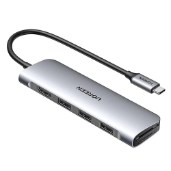 USB адаптер UGREEN 35999 6в1 CM511 (Серый)