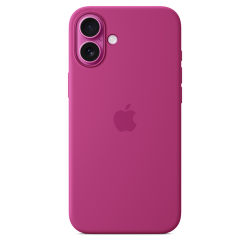 Силиконовый чехол Apple для iPhone 16 Silicone Case with MagSafe - Fuchsia (Розовый)