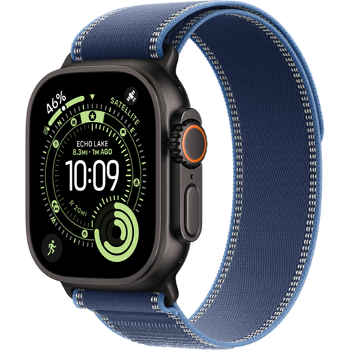 Смарт-часы Apple Watch Ultra 3 (2025) 49mm Black Titanium Case with Trail Loop Blue/Bright Blue (Синий/Ярко-синий)