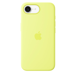 Силиконовый чехол Apple для iPhone 16e Silicone Case with MagSafe – Neon Yellow