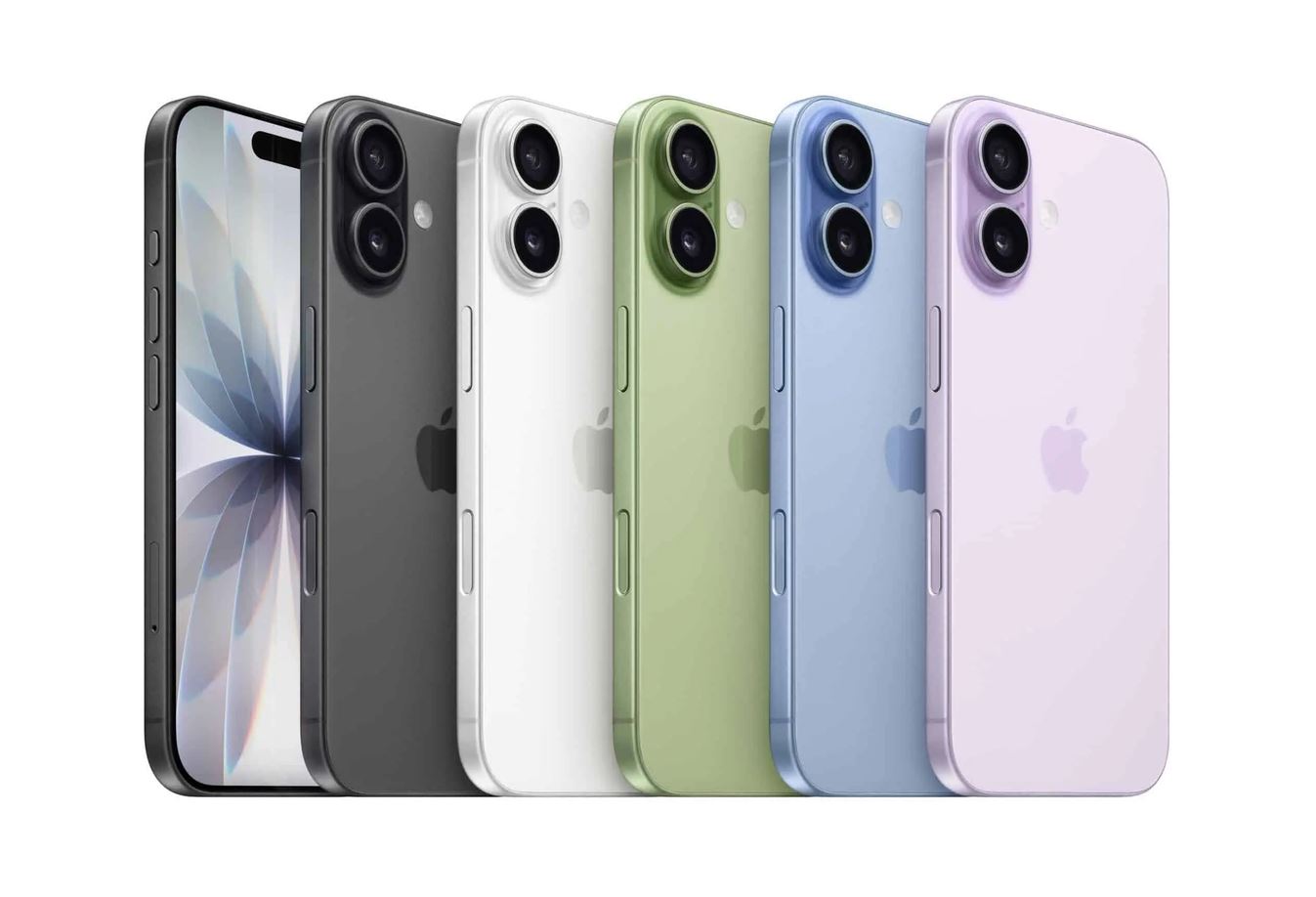 Линейка iPhone 17 в пяти официальных цветах