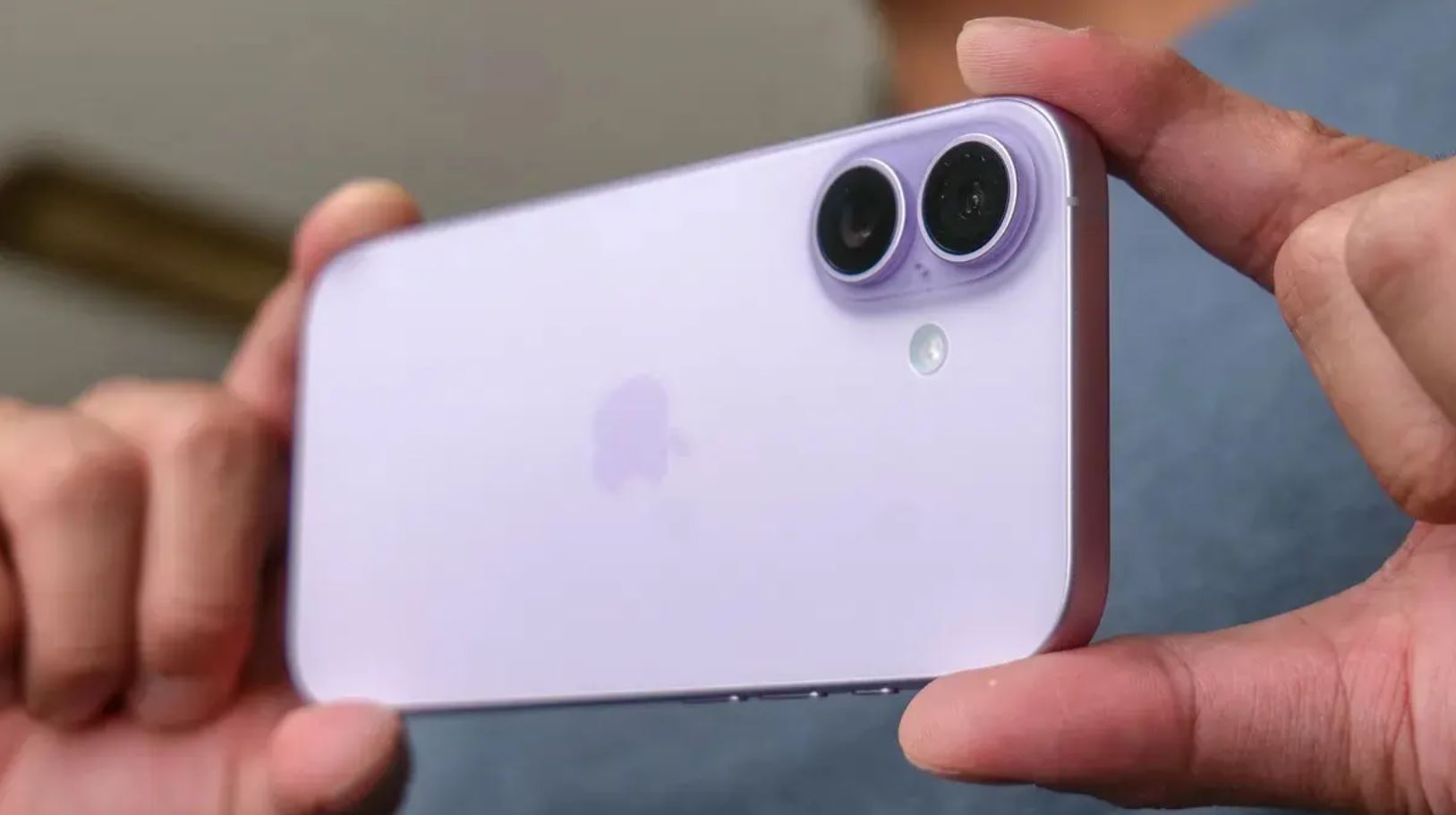 Камеры сиреневого iPhone 17 крупным планом