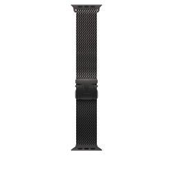 Ремешок для Apple Watch Ultra 49mm Black Titanium Milanese Loop - Medium (Черный Титан)