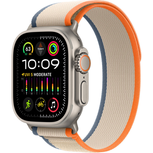 Смарт-часы Apple Watch Ultra 2 49mm Titanium Case with Trail Loop Orange/Beige (Оранжевый/Бежевый)