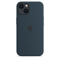 Силиконовый чехол Apple MagSafe Silicone Case для iPhone 13 mini Abyss Blue (Синий омут)