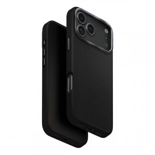 Чехол из искусственной кожи Uniq Lyden MagSafe для iPhone 17 Pro Max Dallas Black