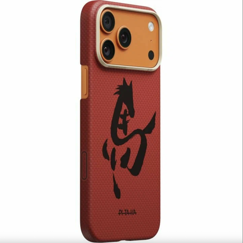Чехол Pitaka Ink Horse Painting для iPhone 17 Pro Красный