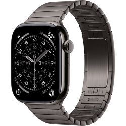 Смарт-часы Apple Watch Series 11 (GPS+Cellular) 46mm Slate Titanium Case with Slate Link Bracelet (Графитовый)
