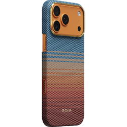 Чехол Pitaka California Dream-01 Ultra-Slim для iPhone 17 Pro (Sunset 2.0) Оранжево-синий