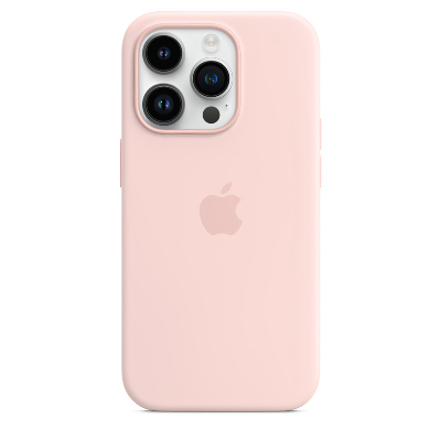 Чехол Apple для iPhone 14 Pro Silicone Case with MagSafe - Chalk Pink (Розовый)