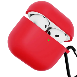 Силиконовый чехол Gurdini для Airpods 4 / Airpods 5 (Красный)
