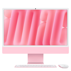 Моноблок Apple iMac 24 M4 (2024) Nano Texture Glass Pink (Розовый) (M4 10-core CPU/32GB/2Tb/10-Core GPU)