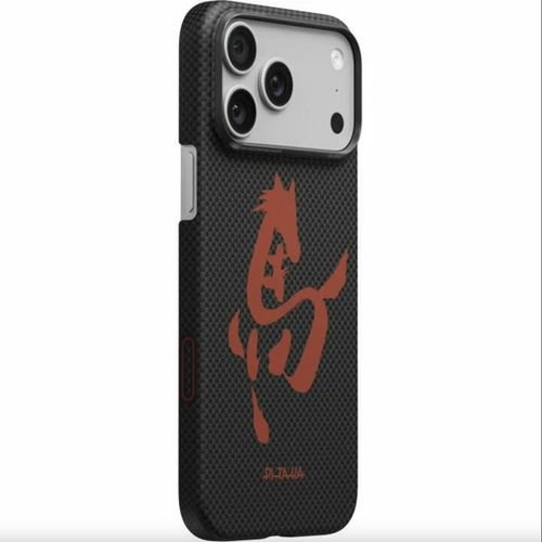 Чехол Pitaka Ink Horse Painting для iPhone 17 Pro Черный