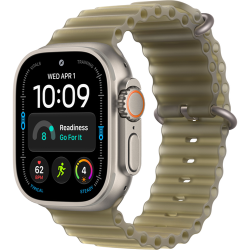 Смарт-часы Apple Watch Ultra 4 (2026) 49mm Natural Titanium Case with Ocean Band Translucent Kelp (Прозрачный болотный)