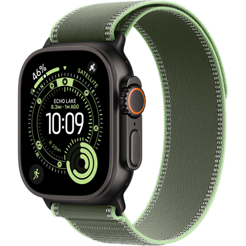 Смарт-часы Apple Watch Ultra 3 (2025) 49mm Black Titanium Case with Trail Loop Green/Neon (Зеленый/Неоновый)