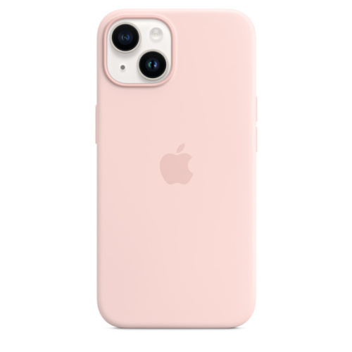 Чехол Apple для iPhone 14 Plus Silicone Case with MagSafe - Chalk Pink (Розовый)