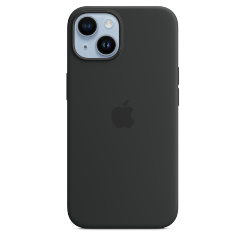 Чехол Apple для iPhone 14 Silicone Case with MagSafe - Midnight (Черный)